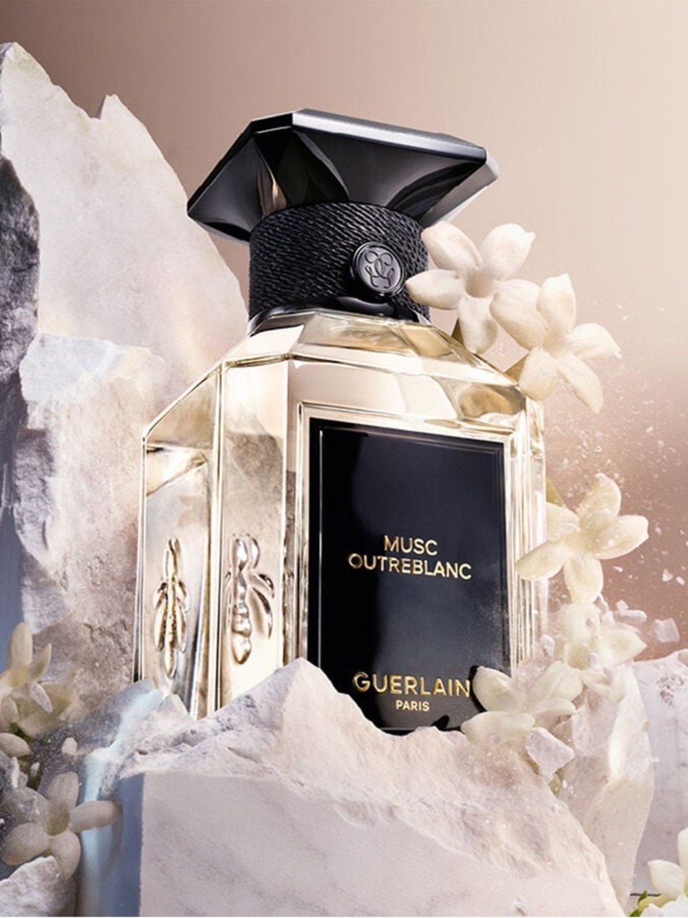 GUERLAIN Musc Outreblanc Eau de Parfum — Black & Clear Bottle